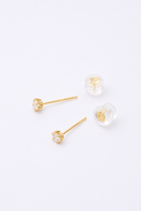 アコヤ真珠 × ダイヤモンド 2WAYピアス 0.20ct（7.5mm・チャーム取り外し可）