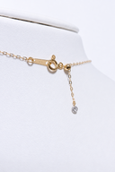 アコヤ真珠 × ラボグロウンダイヤモンド ドロップネックレス 0.49ct（約45cm）